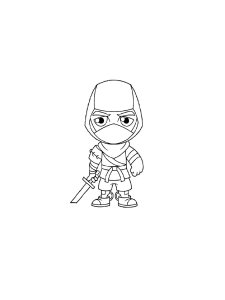 Ninja Coloring Page 25