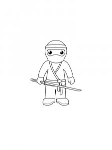 Ninja Coloring Pages 14