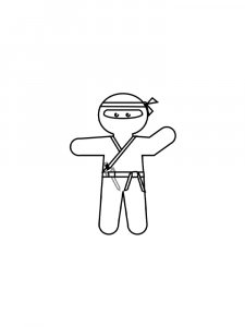 Ninja Coloring Pages 21
