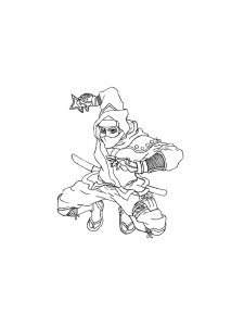 Ninja Coloring Pages 23