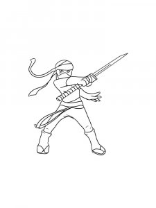 Ninja Coloring Pages For Boys 1