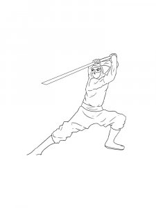 Ninja Coloring Pages For Boys 10