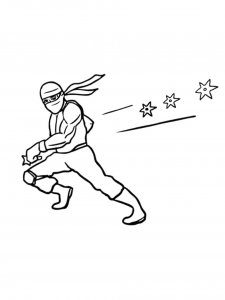 Ninja Coloring Pages For Boys 11