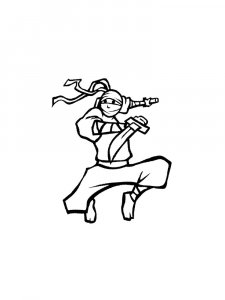 Ninja Coloring Pages For Boys 3
