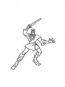 Ninja Coloring Pages For Boys 4