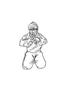 Ninja Coloring Pages For Boys 6